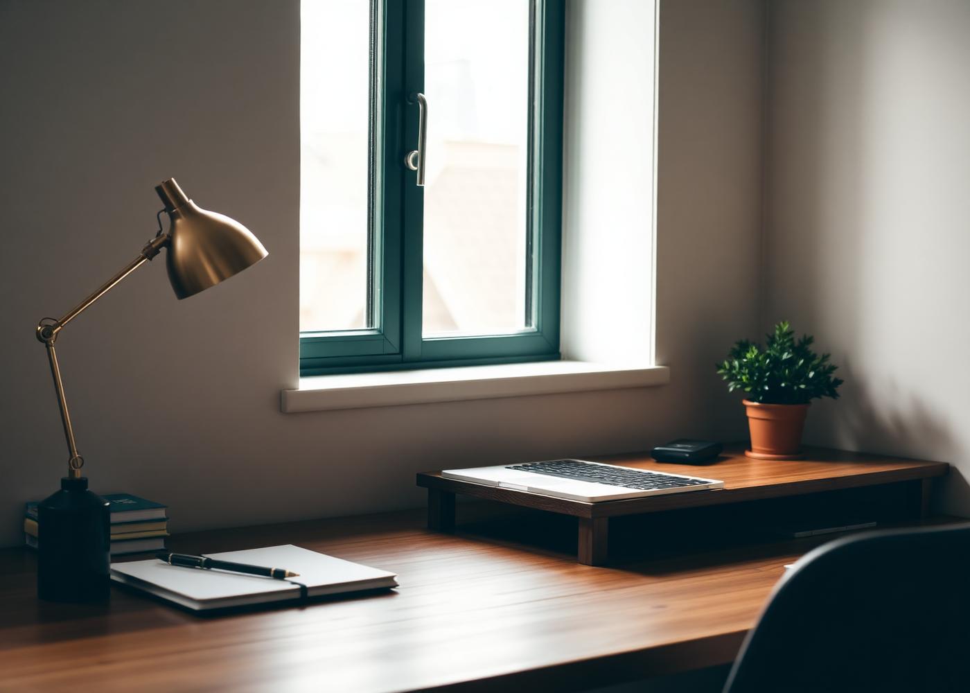 The Haven Digital studio desk in Glasgow